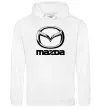 Женская толстовка (худи) MAZDA Белый фото