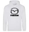 Женская толстовка (худи) MAZDA Серый меланж фото