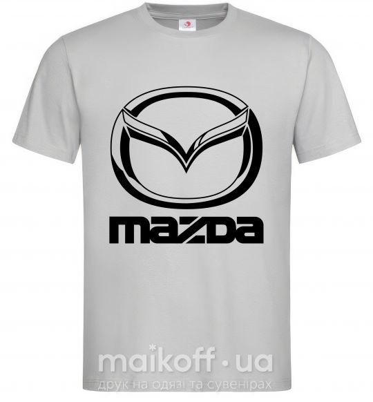 Чоловіча футболка MAZDA Сірий фото