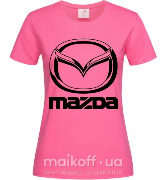 Жіноча футболка MAZDA Яскраво-рожевий фото
