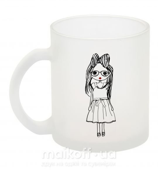 Чашка скляна SHY GIRL Фроузен фото