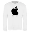 Світшот STEVE JOBS Білий фото