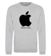 Світшот STEVE JOBS Сірий меланж фото