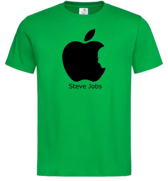 Мужская футболка STEVE JOBS Зеленый фото