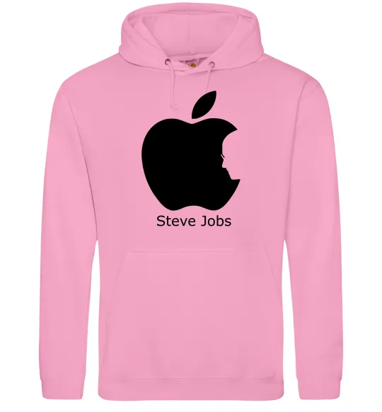 Мужская толстовка (худи) STEVE JOBS Розовый фото