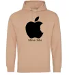 Чоловіча толстовка (худі) STEVE JOBS Пісочний фото