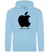 Жіноча толстовка (худі) STEVE JOBS Блакитний фото