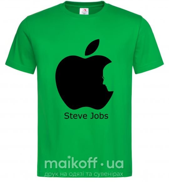 Мужская футболка STEVE JOBS Зеленый фото