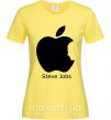 Жіноча футболка STEVE JOBS Лимонний фото