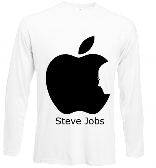 Лонгслів STEVE JOBS Білий фото