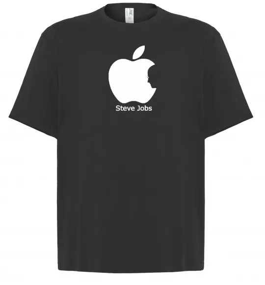 Футболка Оверсайз STEVE JOBS Чорний фото
