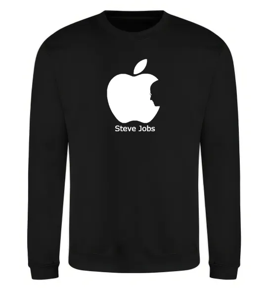 Світшот STEVE JOBS Чорний фото
