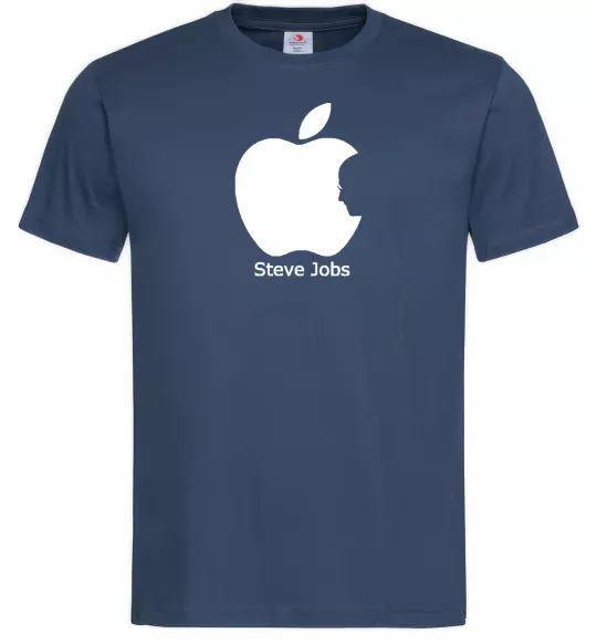 Мужская футболка STEVE JOBS Темно-синий фото