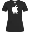 Женская футболка STEVE JOBS Черный фото