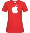 Женская футболка STEVE JOBS Красный фото