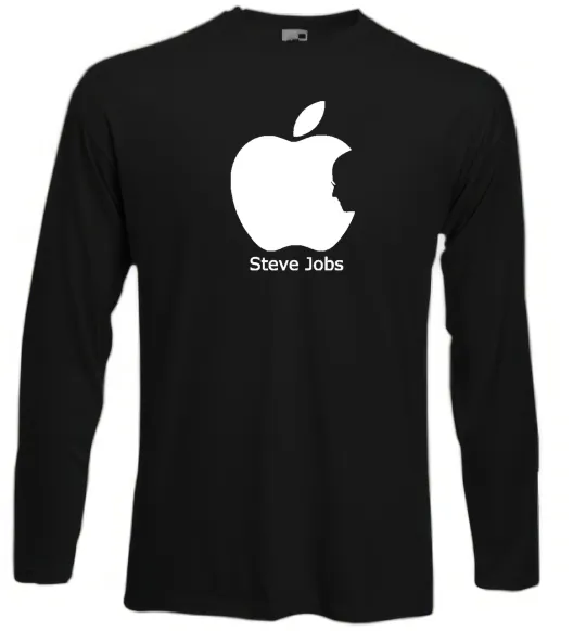 Лонгслив STEVE JOBS Черный фото