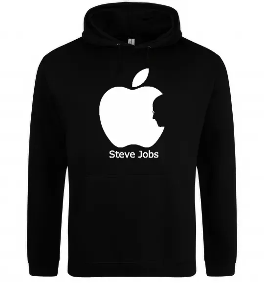 Чоловіча толстовка (худі) STEVE JOBS Чорний фото