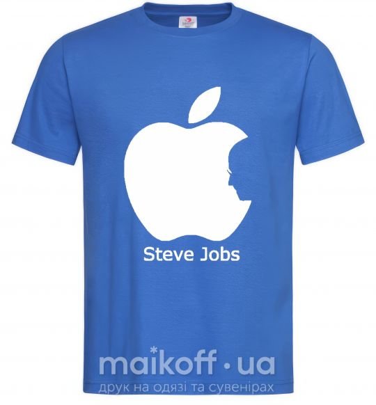 Мужская футболка STEVE JOBS Ярко-синий фото