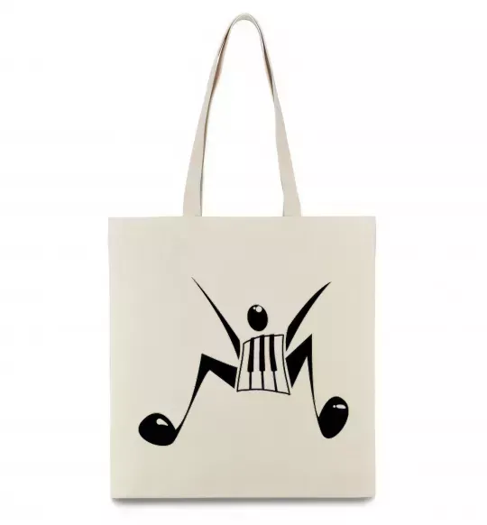 Эко-сумка MUSICMAN Бежевый фото