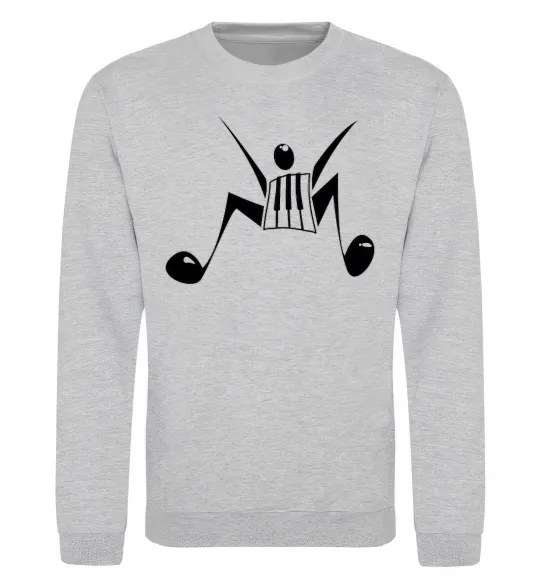 Свитшот MUSICMAN Серый меланж фото
