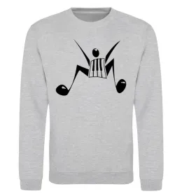 Світшот MUSICMAN Сірий меланж фото