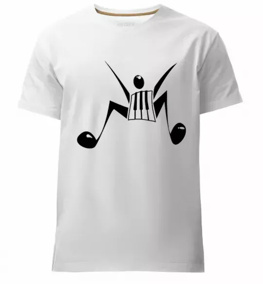 Мужская премиум футболка MUSICMAN Белый фото