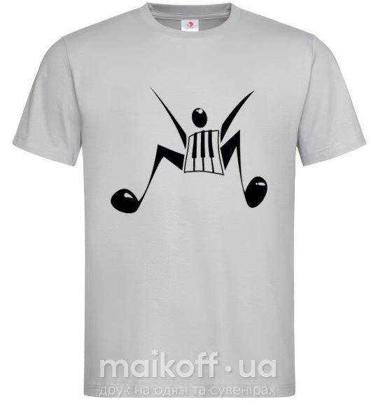 Чоловіча футболка MUSICMAN Сірий фото