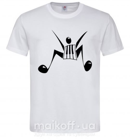 Мужская футболка MUSICMAN Белый фото