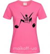 Жіноча футболка MUSICMAN Яскраво-рожевий фото