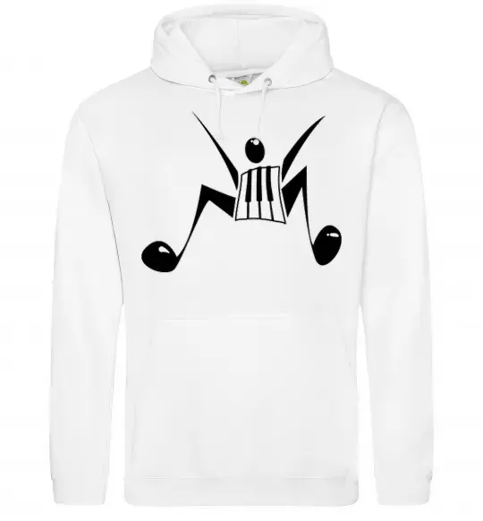 Мужская толстовка (худи) MUSICMAN Белый фото