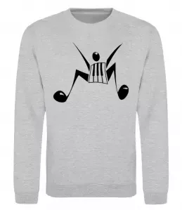 Свитшот MUSICMAN Серый меланж фото