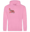 Женская толстовка (худи) Пташка ВИШИВКА Розовый фото