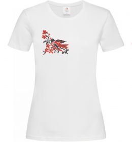 Женская футболка Пташка ВИШИВКА Женская футболка Пташка ВИШИВКА