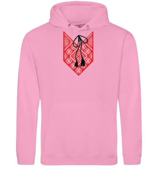 Чоловіча толстовка (худі) Red embroidery ВИШИВКА Рожевий фото