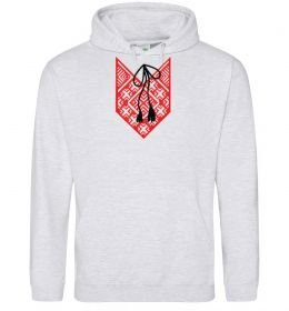 Чоловіча толстовка (худі) Red embroidery ВИШИВКА