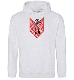 Женская толстовка (худи) Red embroidery ВИШИВКА