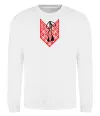Свитшот Red embroidery ВИШИВКА Белый фото