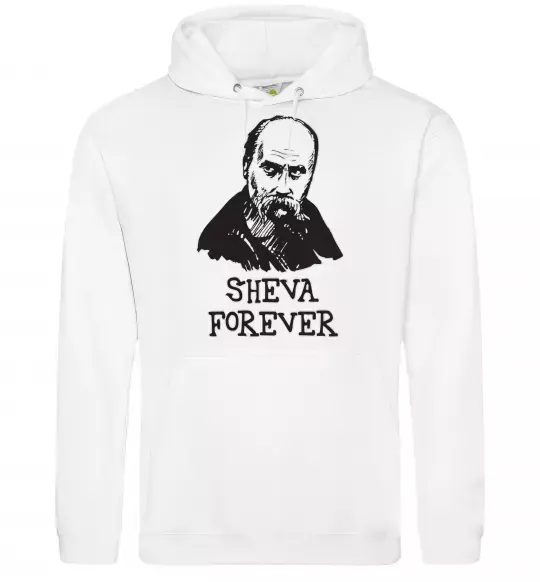 Женская толстовка (худи) Sheva forever Белый фото