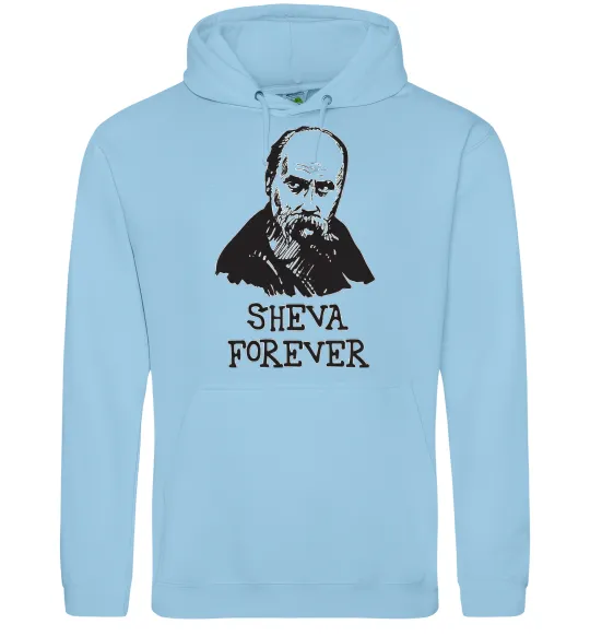 Женская толстовка (худи) Sheva forever Голубой фото