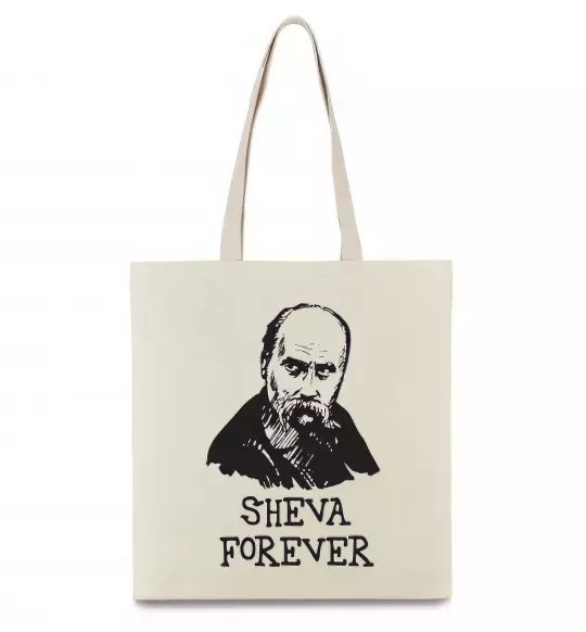 Еко-сумка Sheva forever Бежевий фото