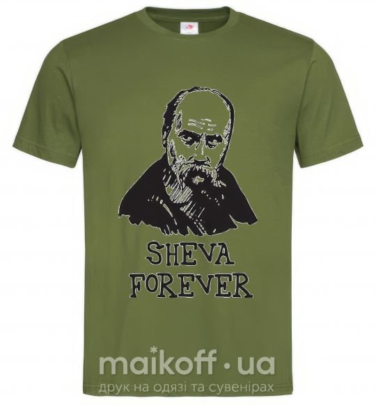 Чоловіча футболка Sheva forever Оливковий фото