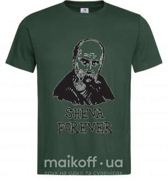 Мужская футболка Sheva forever Темно-зеленый фото
