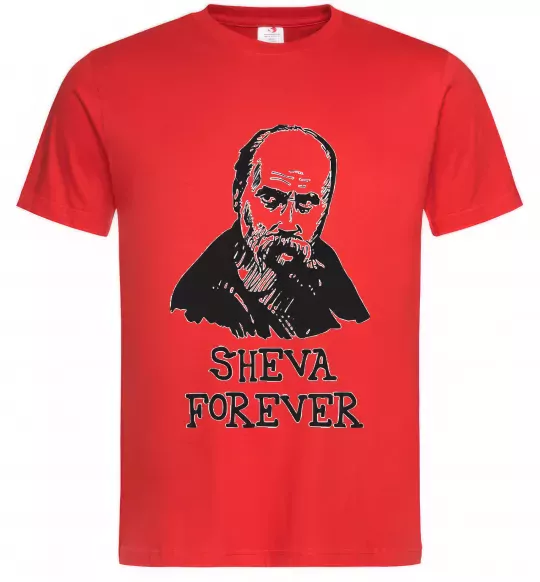 Чоловіча футболка Sheva forever Червоний фото