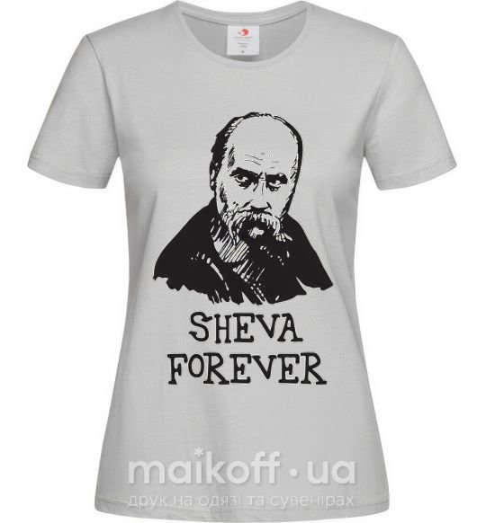 Жіноча футболка Sheva forever Сірий фото