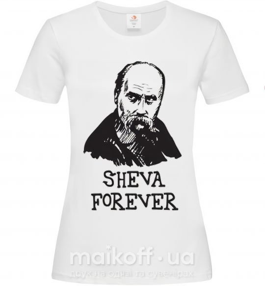 Жіноча футболка Sheva forever Білий фото