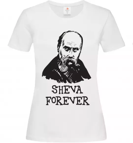 Жіноча футболка Sheva forever Білий фото