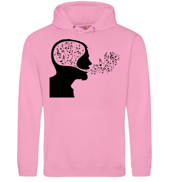 Жіноча толстовка (худі) MM ноти Рожевий фото