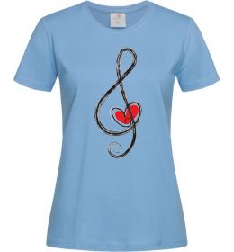 Жіноча футболка Ключ скрипки Жіноча футболка Ключ скрипки