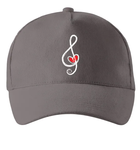 Кепка Ключ скрипки Серый фото