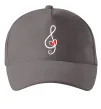 Кепка Ключ скрипки Серый фото